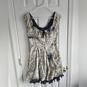 Hot Topic Harry Potter Marauders Map Baby Doll Dress